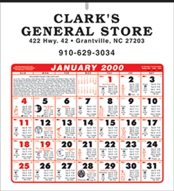 A9 Almanac Calendar