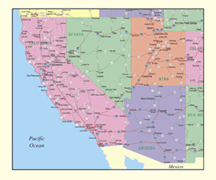 Full Color Map Section